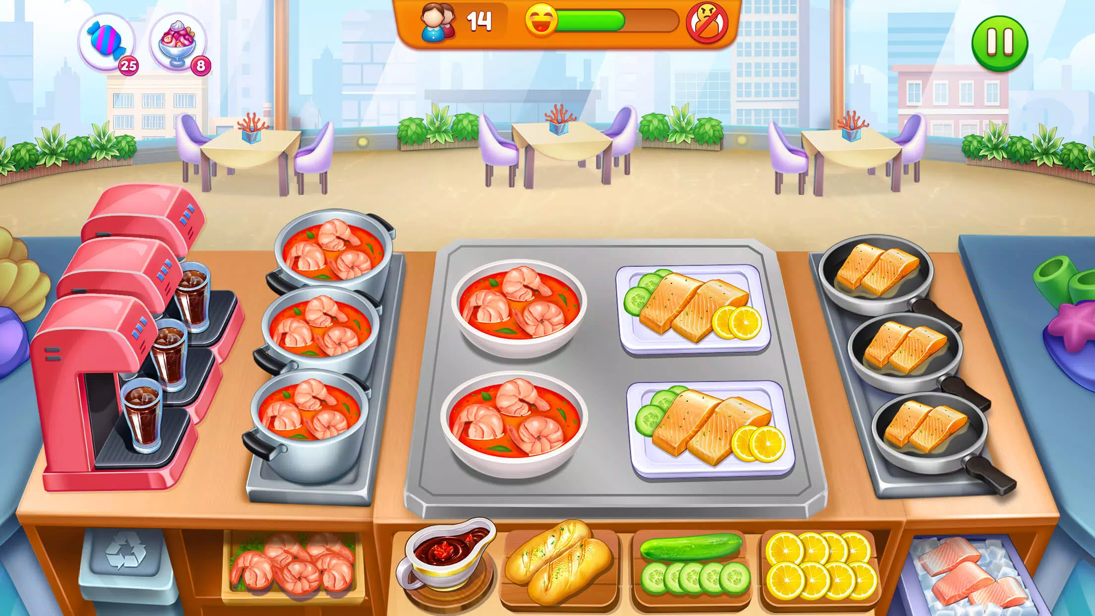 Cooking Restaurant Food Games Скриншот 0