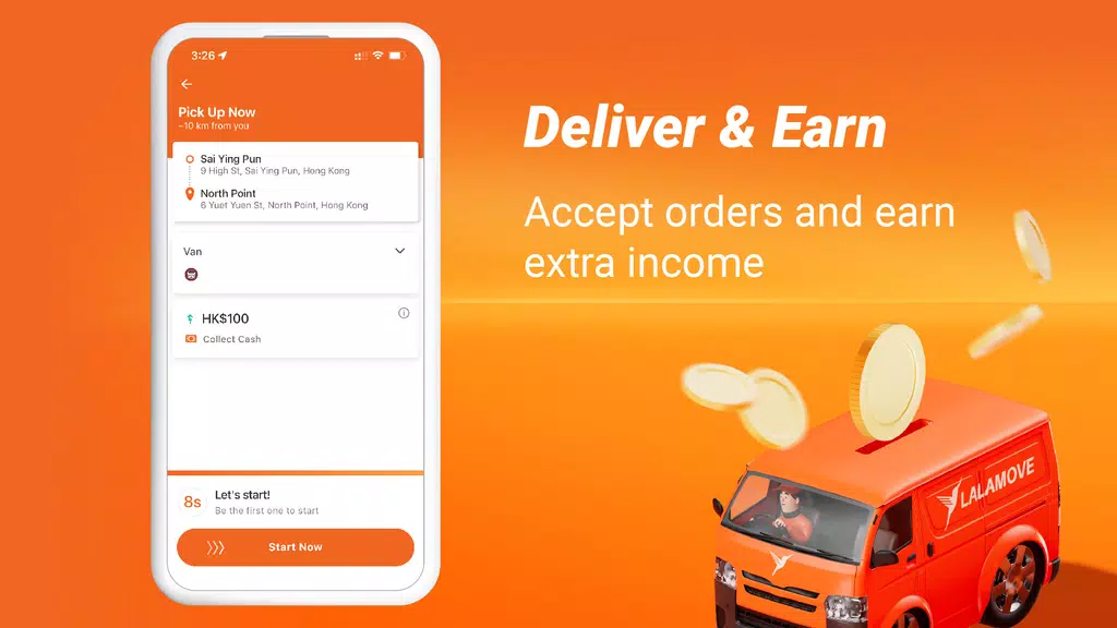 Schermata Lalamove Driver - Drive & Earn 2