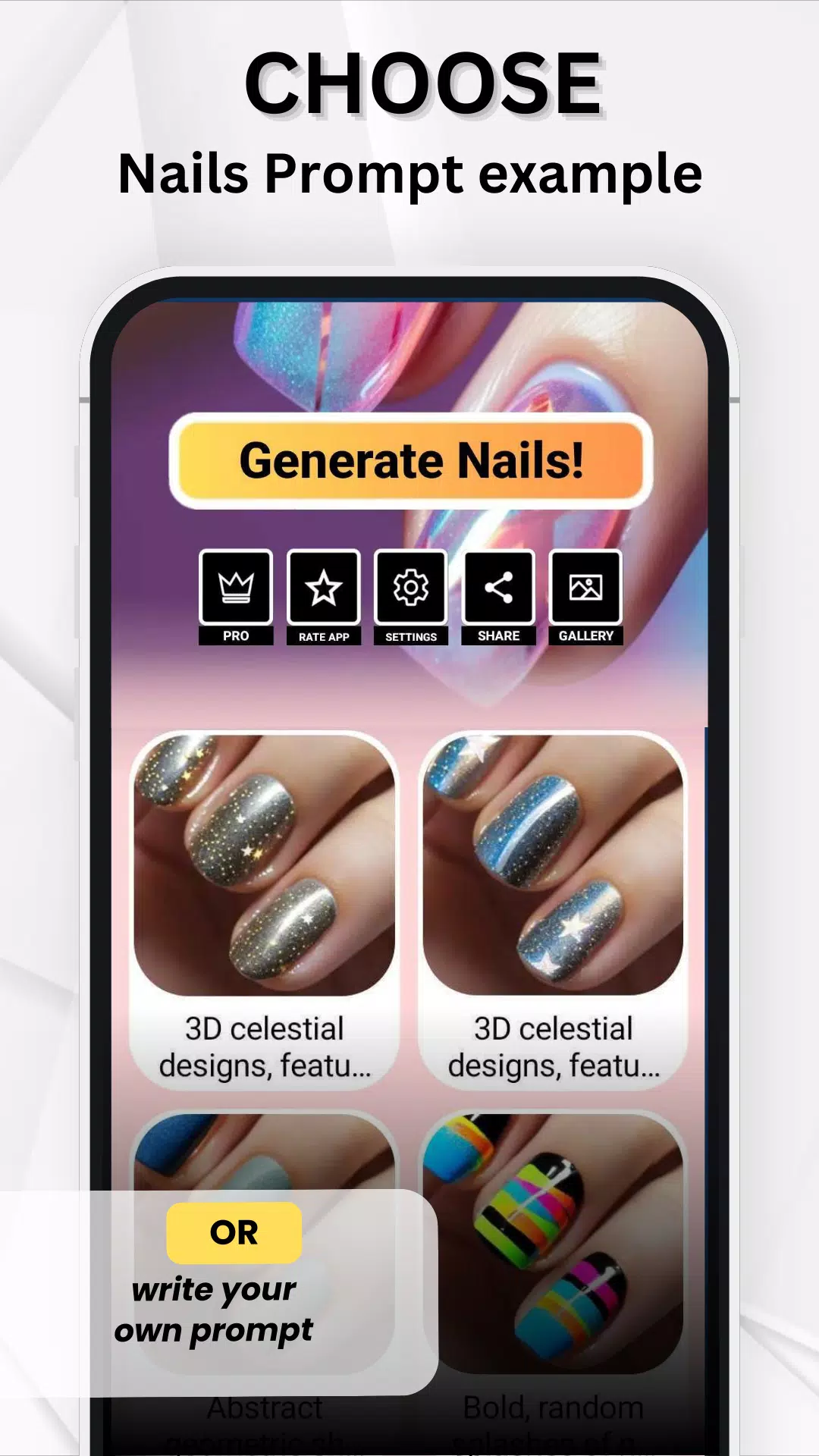 Try Nails-AI Fake Nail Designs Tangkapan skrin 1