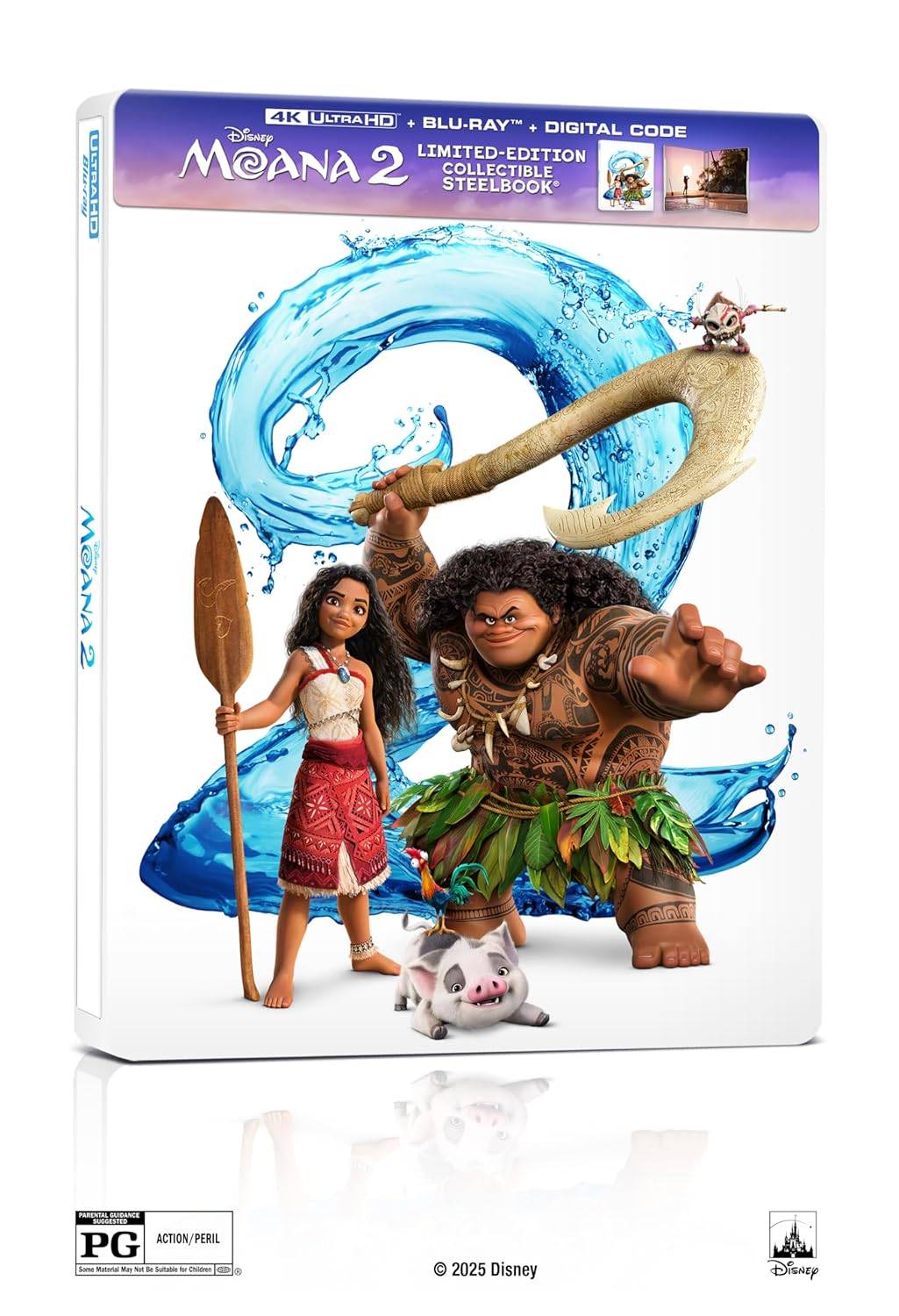 Moana 2 Steelbook 4K：预订开放