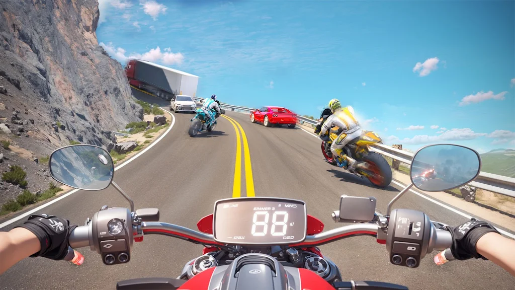 Moto Bike Rider Traffic Racing 스크린샷 2