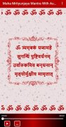 Maha Mrityunjaya Mantra With Audio Screenshot 2