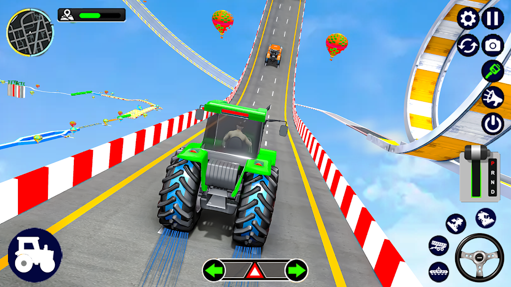 Mega Ramp Tractor Stunt Game Screenshot 1