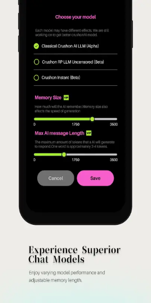 Crushon AI Mod Captura de pantalla 1