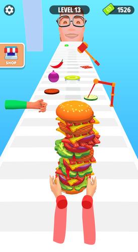 Burger Stack Run Game应用截图第3张