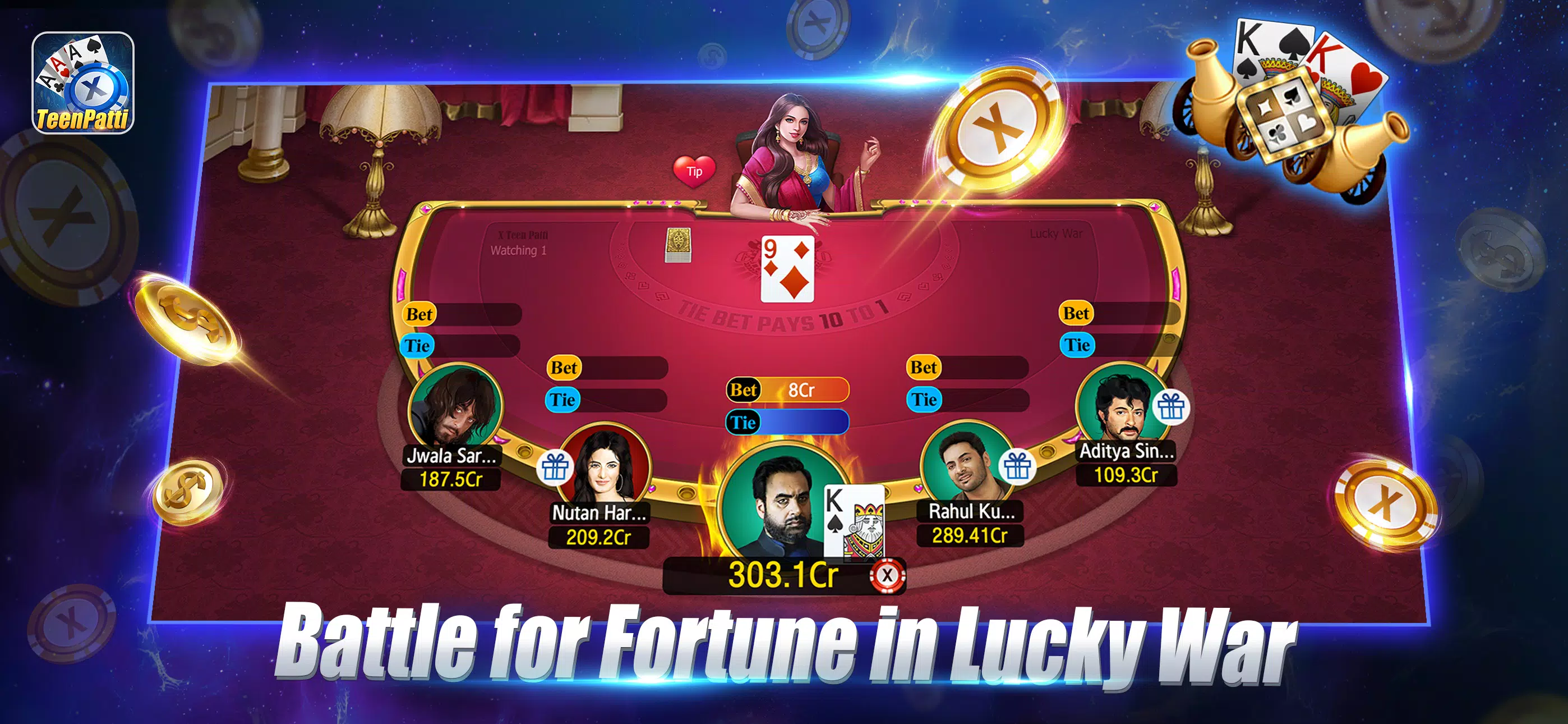 X Teen Patti ภาพหน้าจอ 1