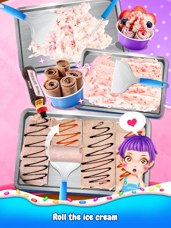 Frozen Ice Cream Roll Maker Capture d'écran 2