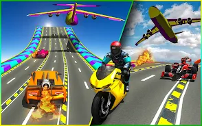 Rocket Car Racing Stunts Captura de tela 2