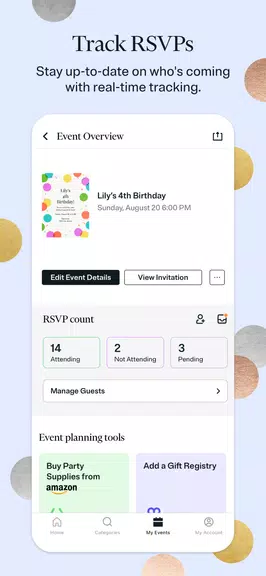 Evite: Email & SMS Invitations スクリーンショット 2