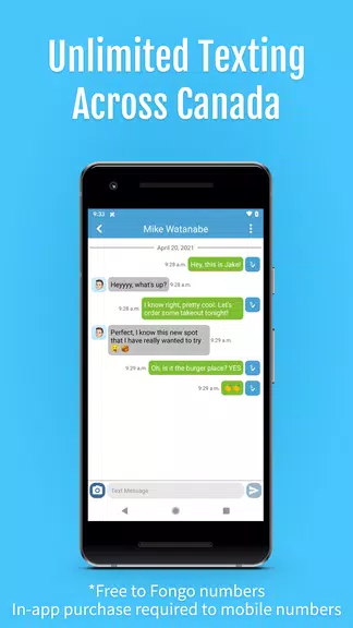 Fongo - Talk and Text Freely Screenshot 3