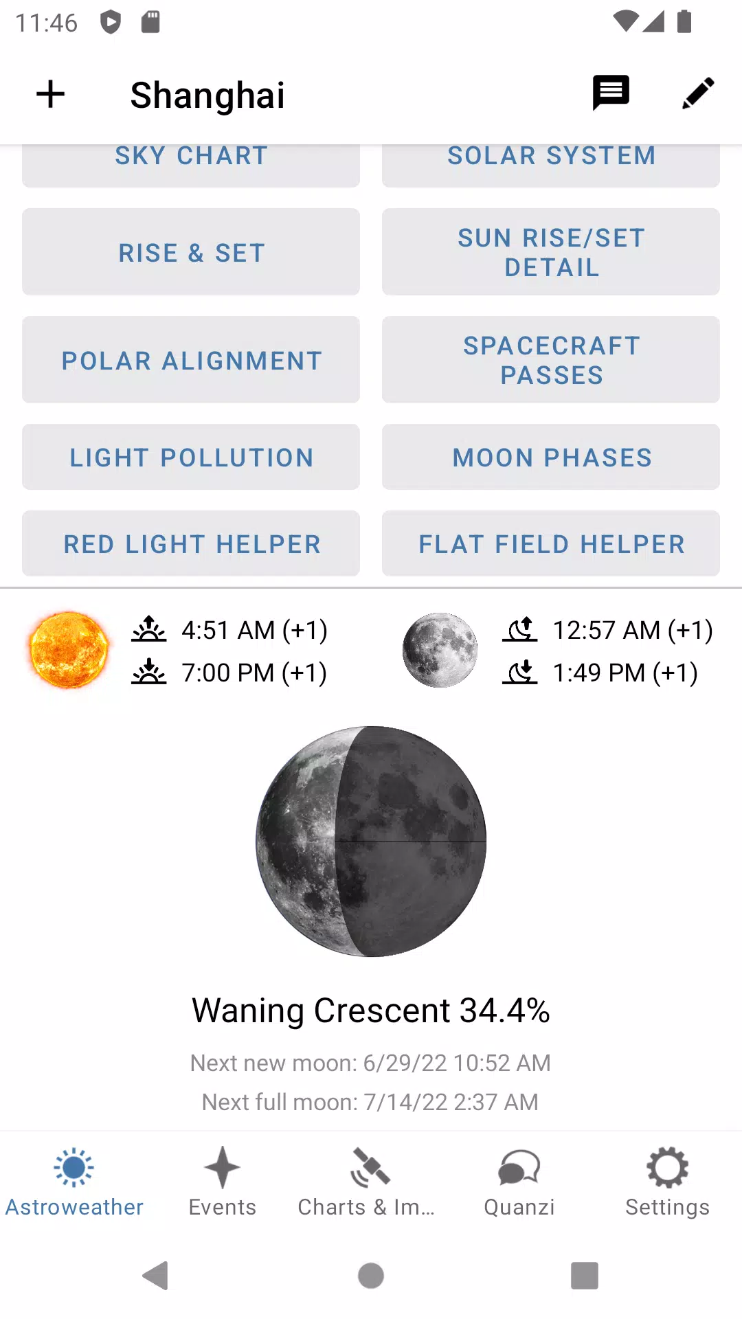 Astroweather スクリーンショット 1