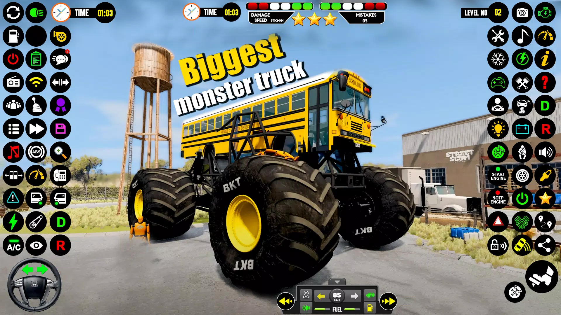 4x4 Monster Truck Game - Derby Ekran Görüntüsü 2