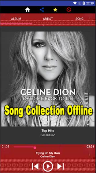 Celine Dion Offline Captura de pantalla 1