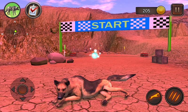 German Shepherd Dog Simulator Captura de pantalla 1