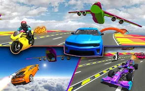 Rocket Car Racing Stunts Captura de tela 0