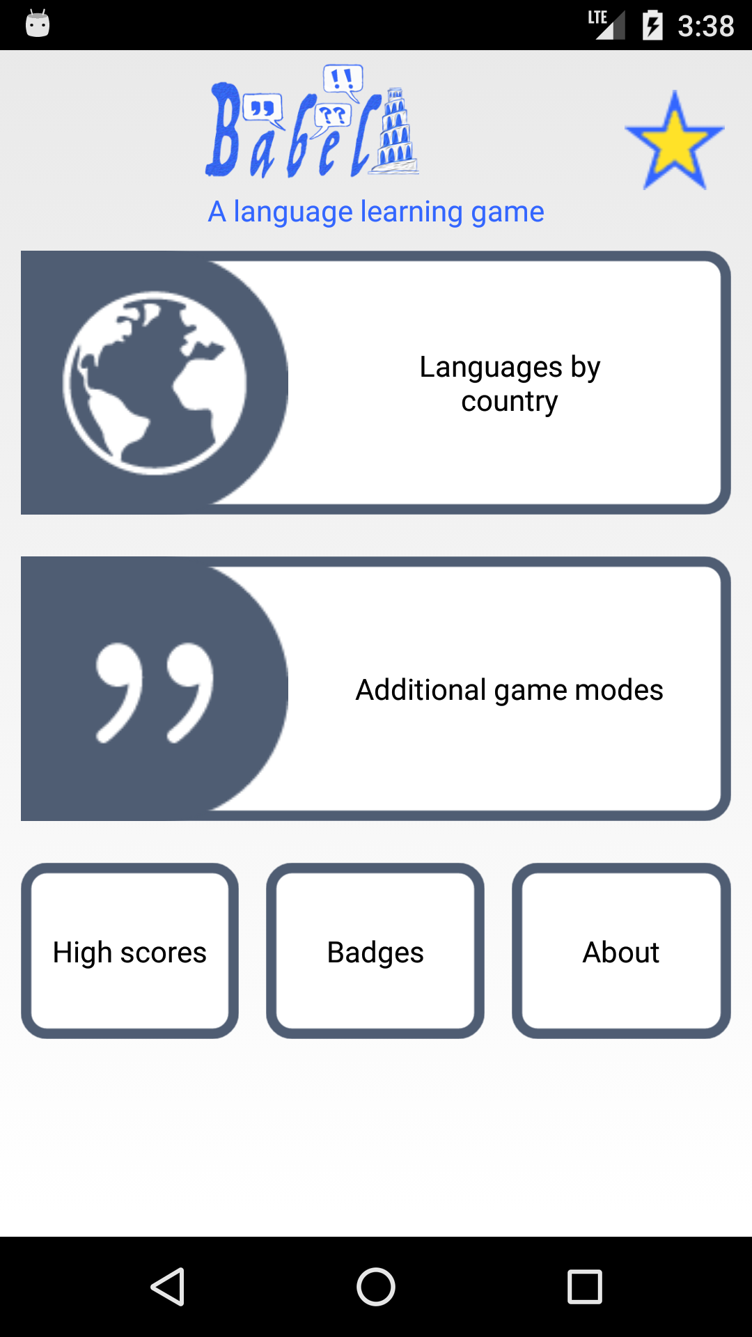 Schermata Babel - Language Guessing Game 0