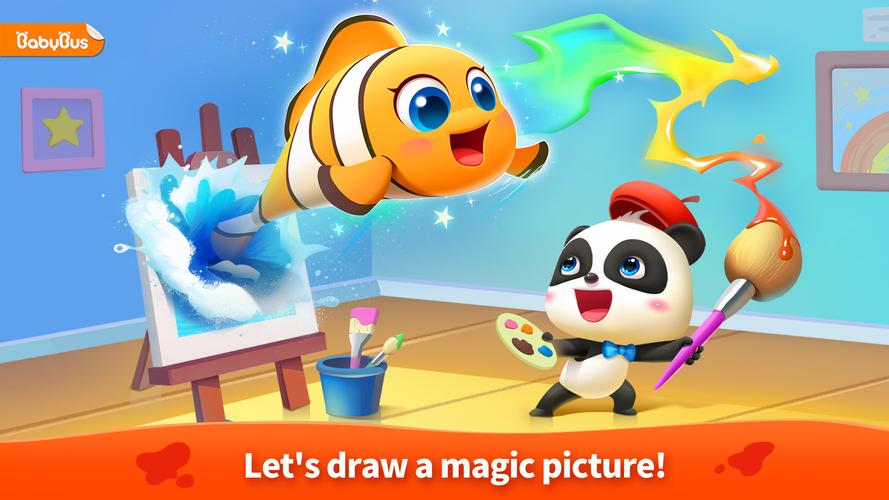 Little Panda's Kids Coloring Schermafbeelding 0