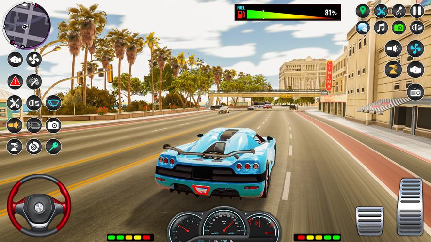 Real Car 3D Driving: Race City Captura de tela 0