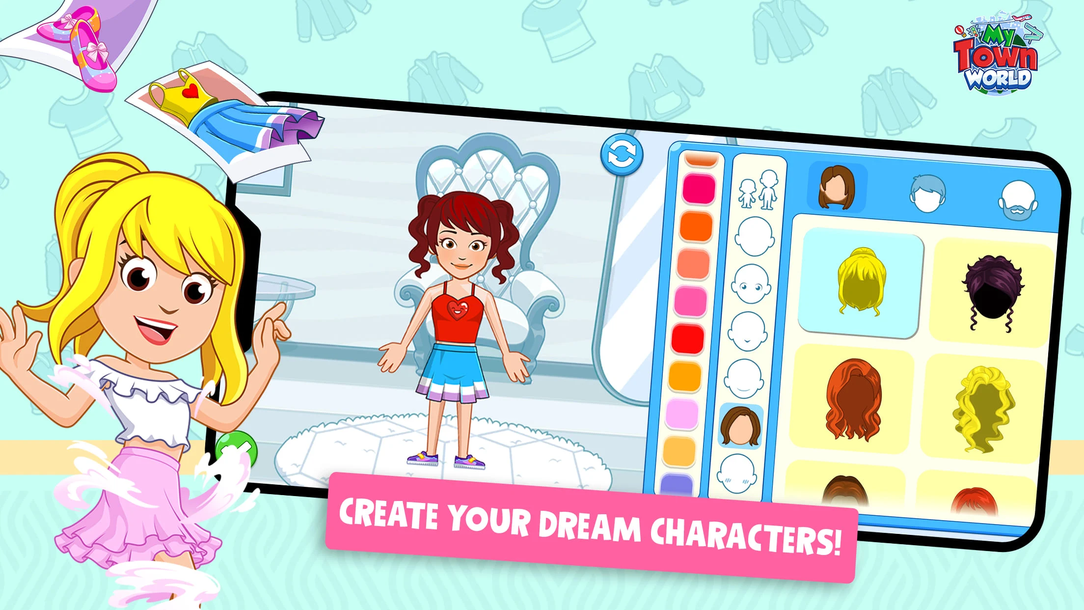 My Town World - Mega Doll City ภาพหน้าจอ 1