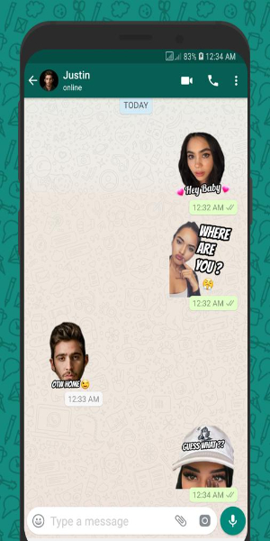 Wemoji - WhatsApp Sticker Make Capture d'écran 1