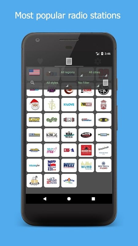 RadioNet Radio Online Tangkapan skrin 1