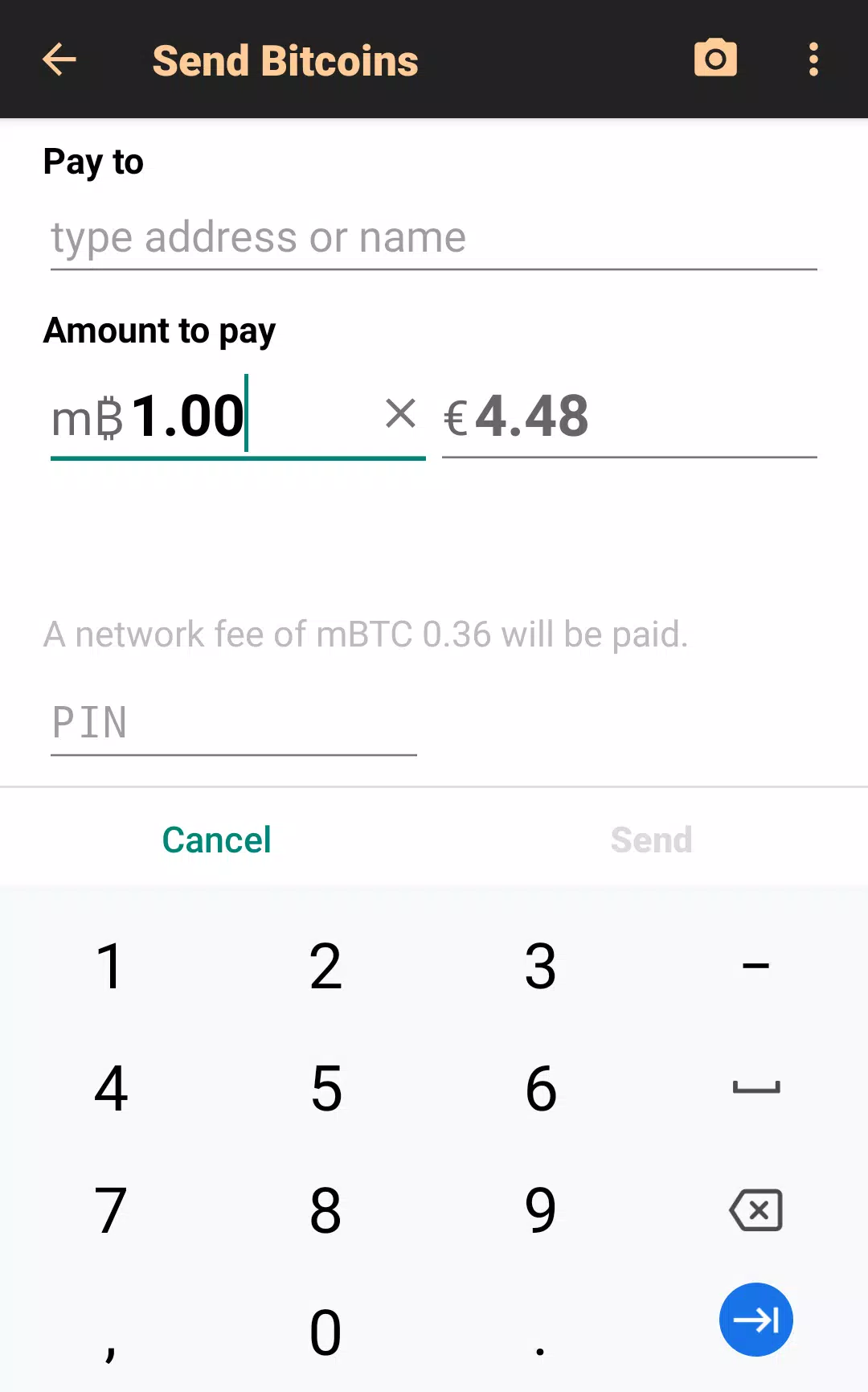 Bitcoin Wallet應用截圖第1張