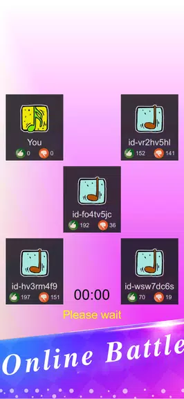 Rhythm Tiles 3:PvP Piano Games ภาพหน้าจอ 2