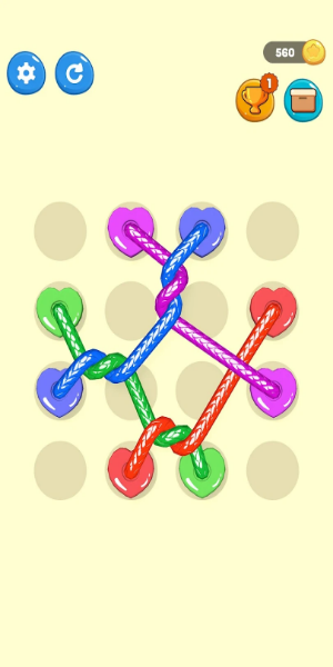 Tangled Line 3D: Knot Twisted应用截图第0张