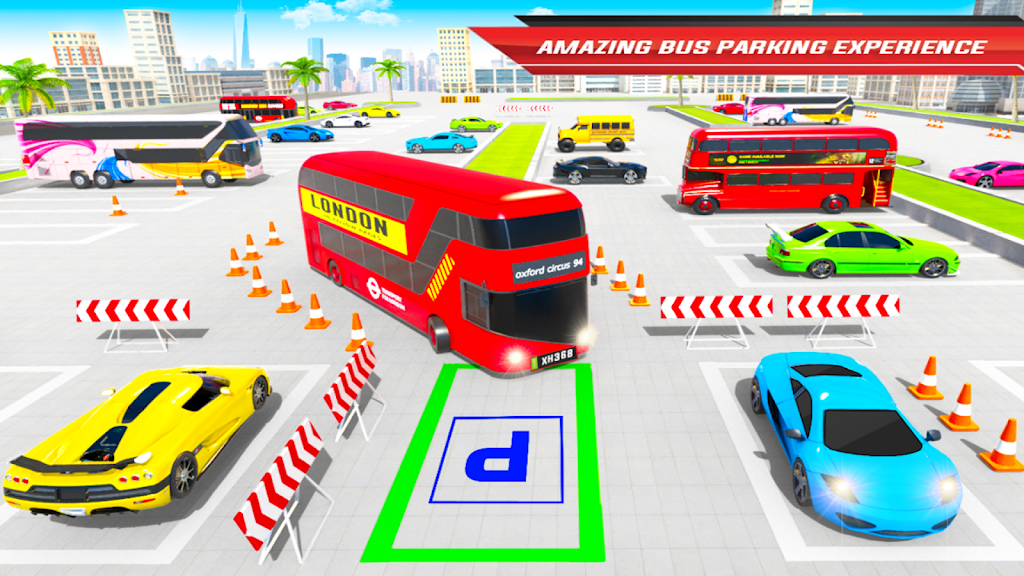 City Coach Bus Driving Sim 3D 스크린샷 2