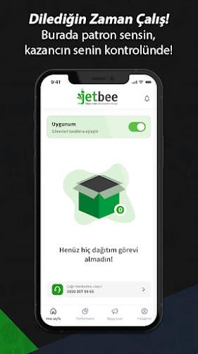 Jetbee -  Kurye Uygulaması Captura de pantalla 2