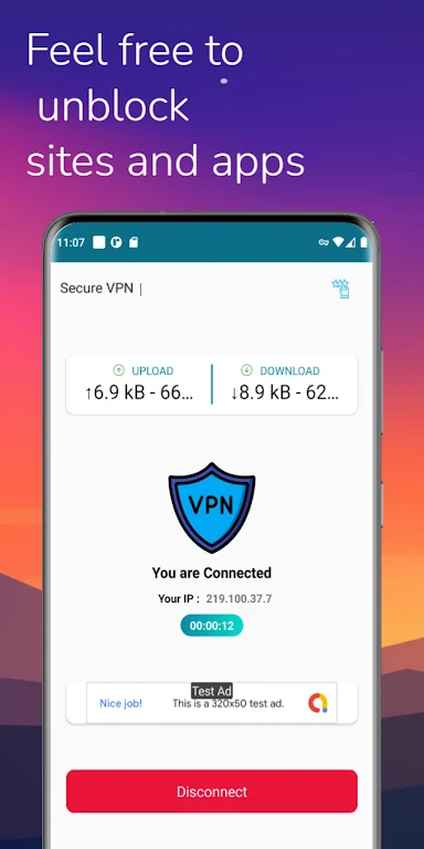 Secure VPN Proxy Captura de pantalla 3