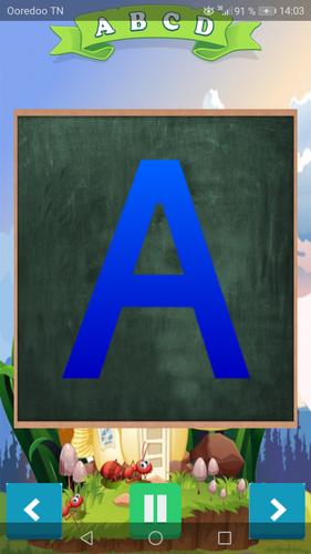 Alphabet français jeu éducatif ဖန်သားပြင်ဓာတ်ပုံ 1