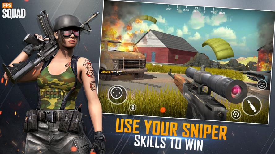 FPS Squad - Gun Shooting Games Captura de pantalla 1