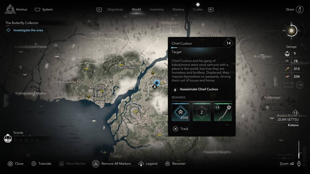 Hoe en waar alle Kabukimono -leden te vinden in Assassin's Creed Shadows Chief Cuckoo