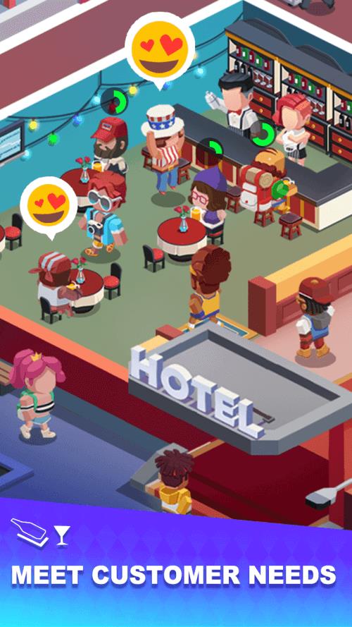 Sim Hotel Tycoon Captura de pantalla 3