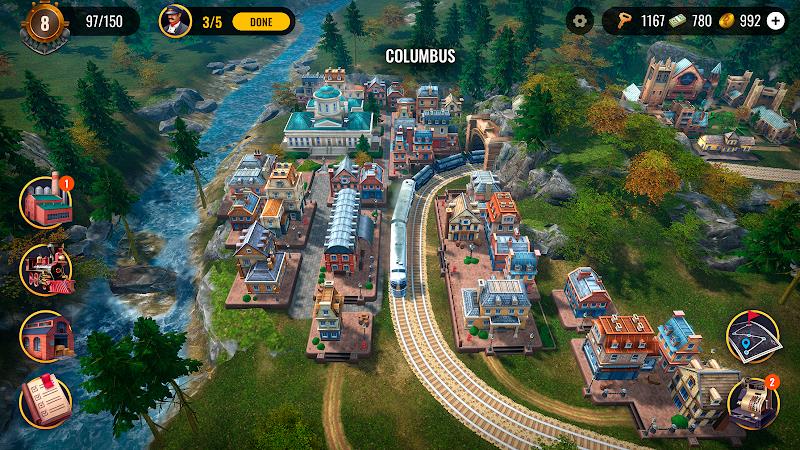 Railroad Empire: Train Game Tangkapan skrin 2