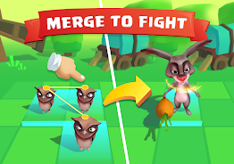 Animal Merge - Evolution Games स्क्रीनशॉट 1