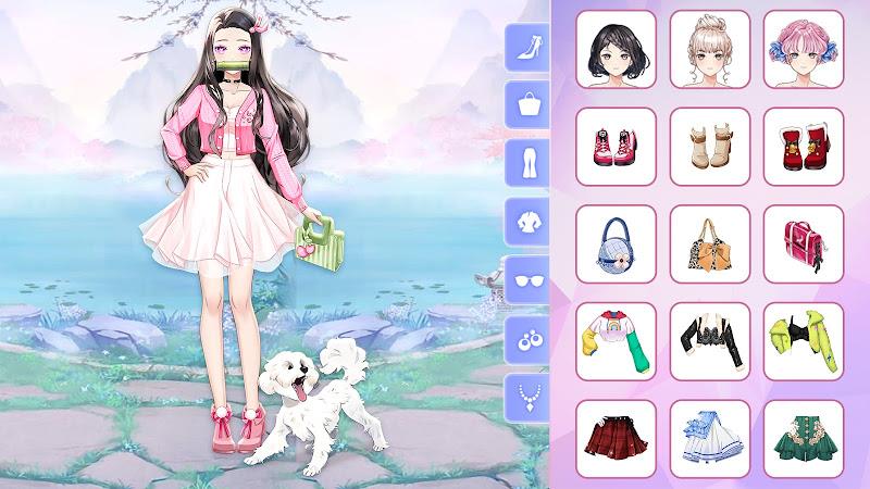 Anime Fashion Princess Dressup Screenshot 1