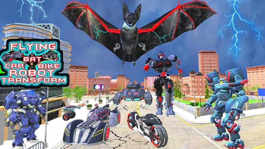 Bat Robot Fighting Game Скриншот 3