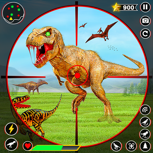 Schermata Wild Dino Hunter 3D Gun Games 0