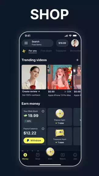 Blidz - Shop Deals, Earn Money Ảnh chụp màn hình 3