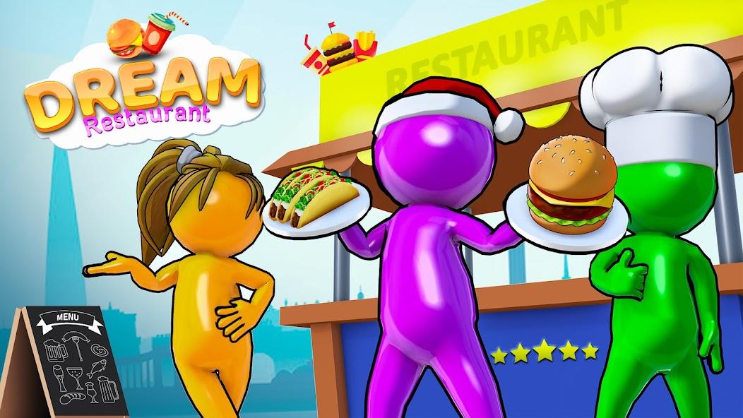 Idle Burger Shop: Cafe Tycoon Mod स्क्रीनशॉट 1