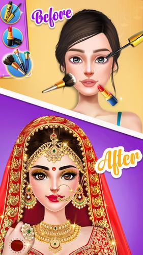 Indian Wedding Dress up games Скриншот 2