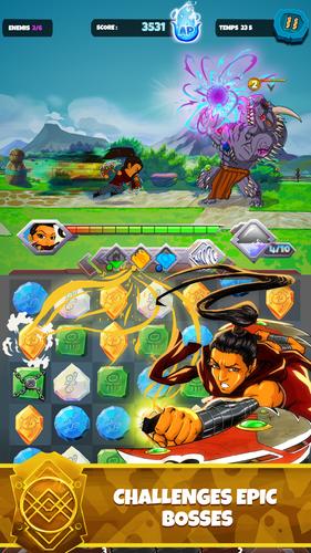 Aurion KGF: Match 3 RPG 스크린샷 3