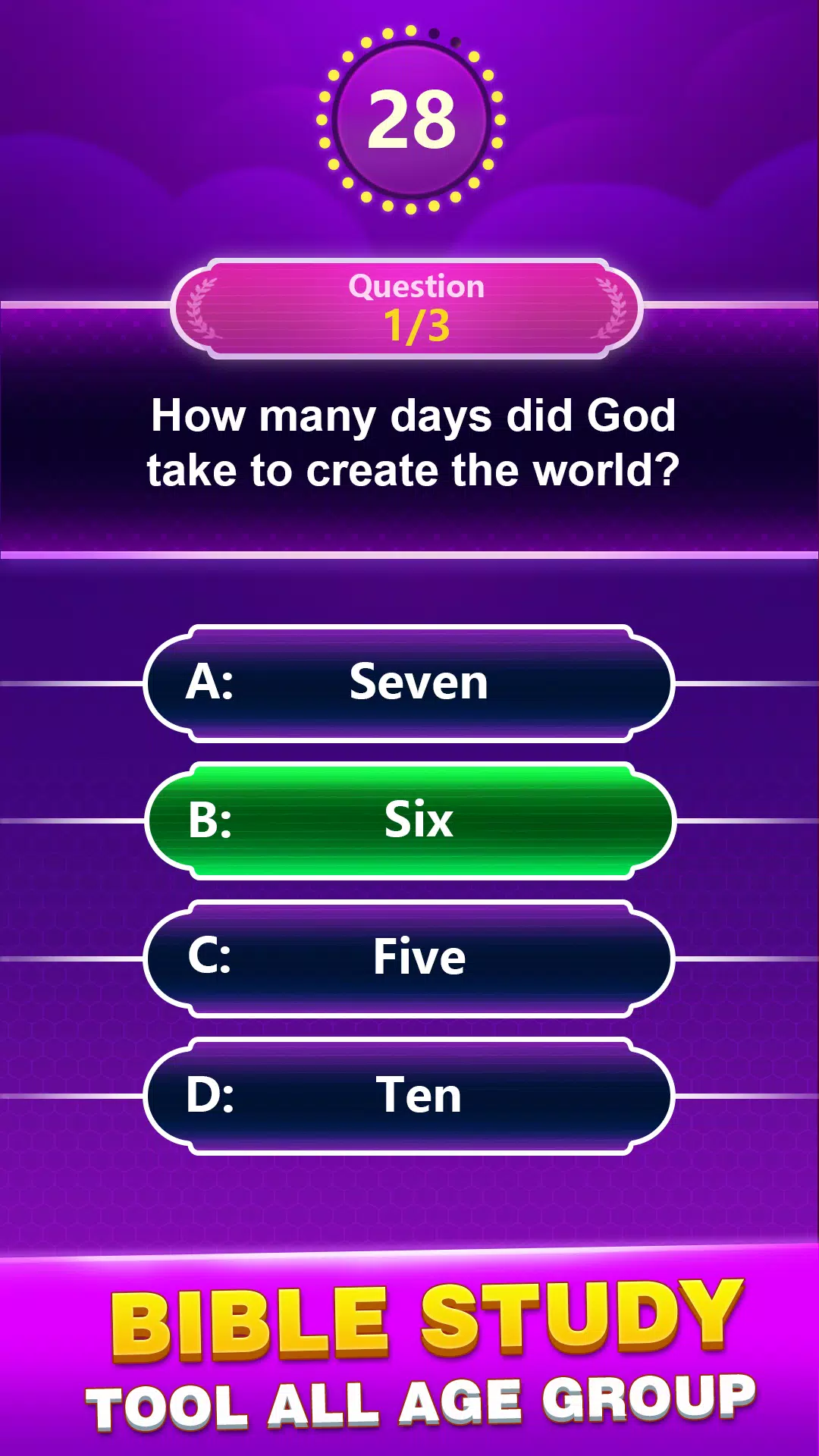 Bible Trivia應用截圖第0張