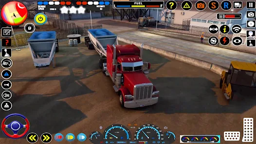 American Cargo Truck Games Sim Captura de pantalla 0