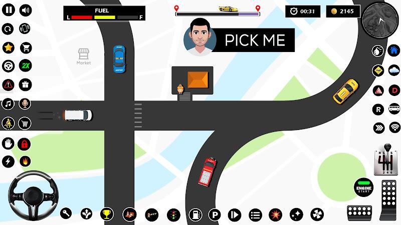 Schermata Pick N Drop Taxi Simulator 0