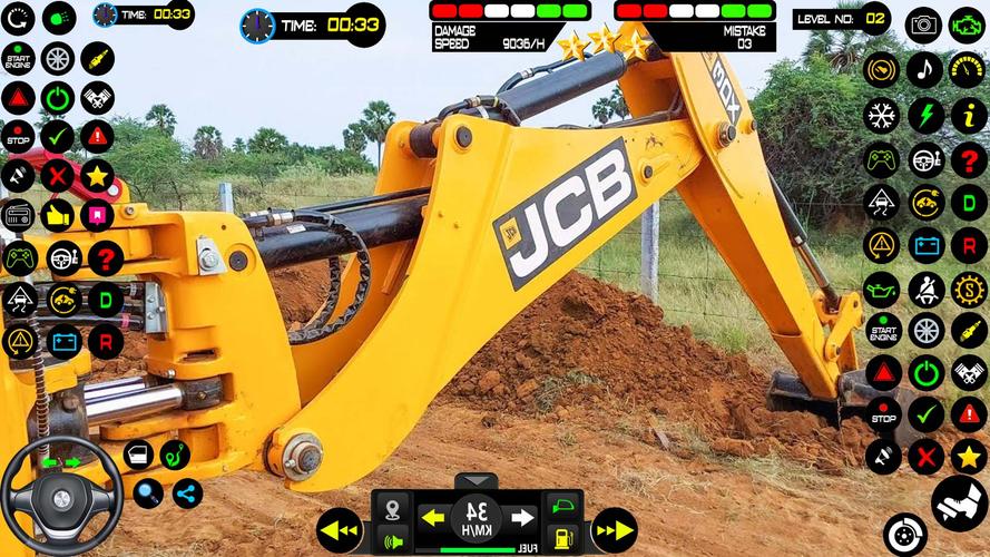 Real Snow Excavator - JCB स्क्रीनशॉट 2