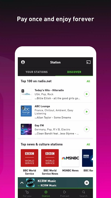 radio.net PRIME Schermafbeelding 1