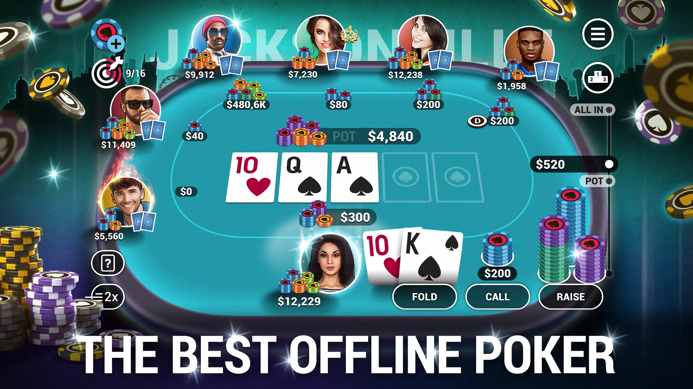 Poker World, Offline TX Holdem Screenshot 0